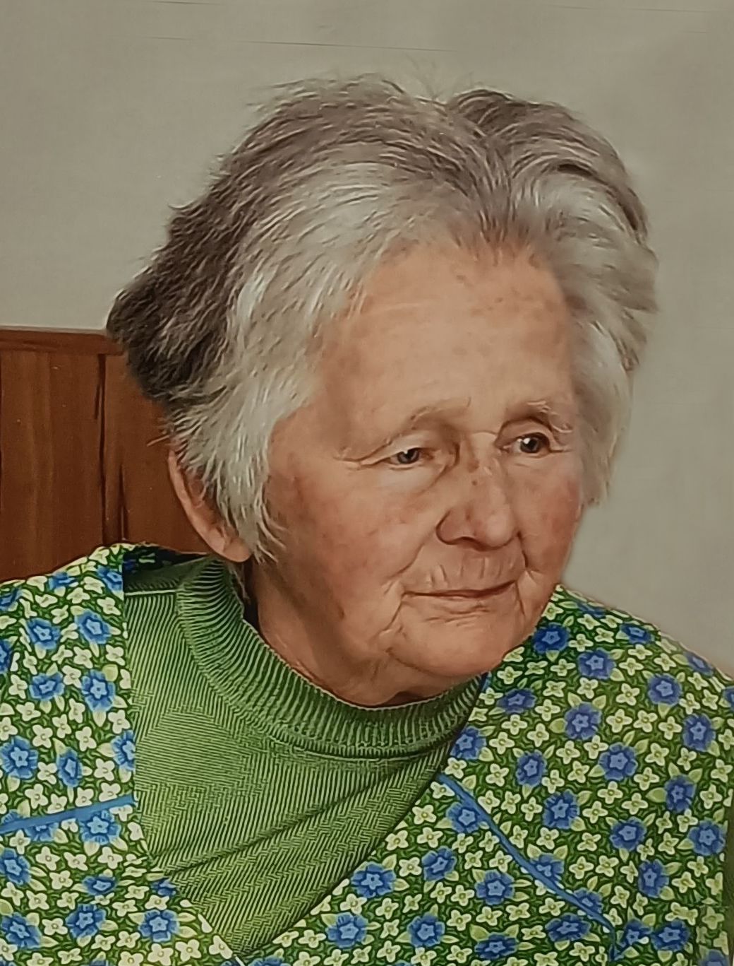 Kemetner Maria Sterbebild und Portrait